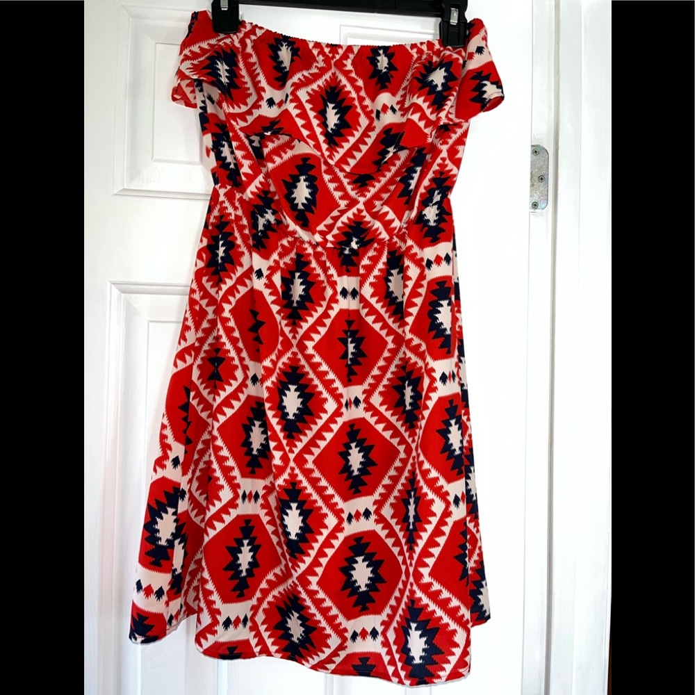 Strapless dress